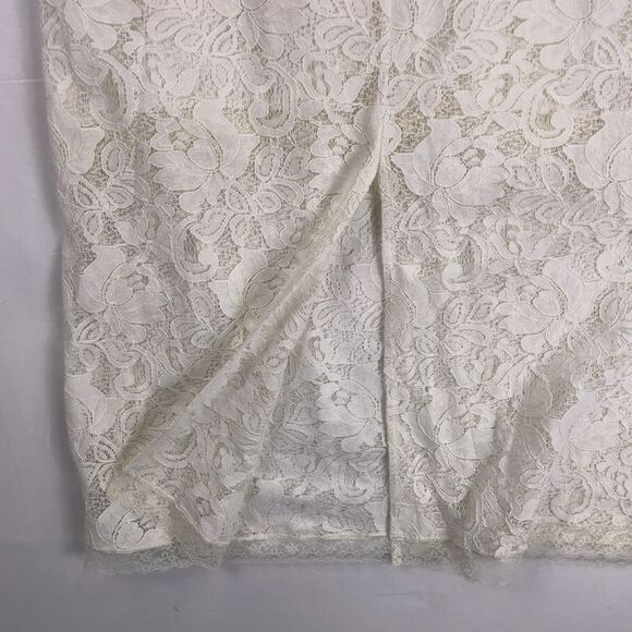 Zimmermann Ivory Lace Midi Dress - Picture 5 of 6